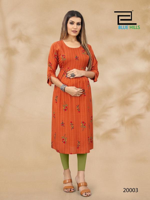 Blue Hills Good News 20 Feeding Rayon Kurti Collection